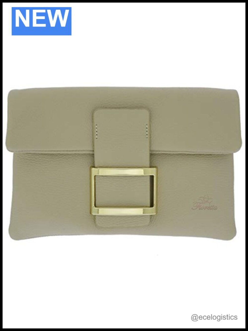 Italian Genuine Leather Wristlet Crossbody Shoulder Bag Clutch Handbag for Women